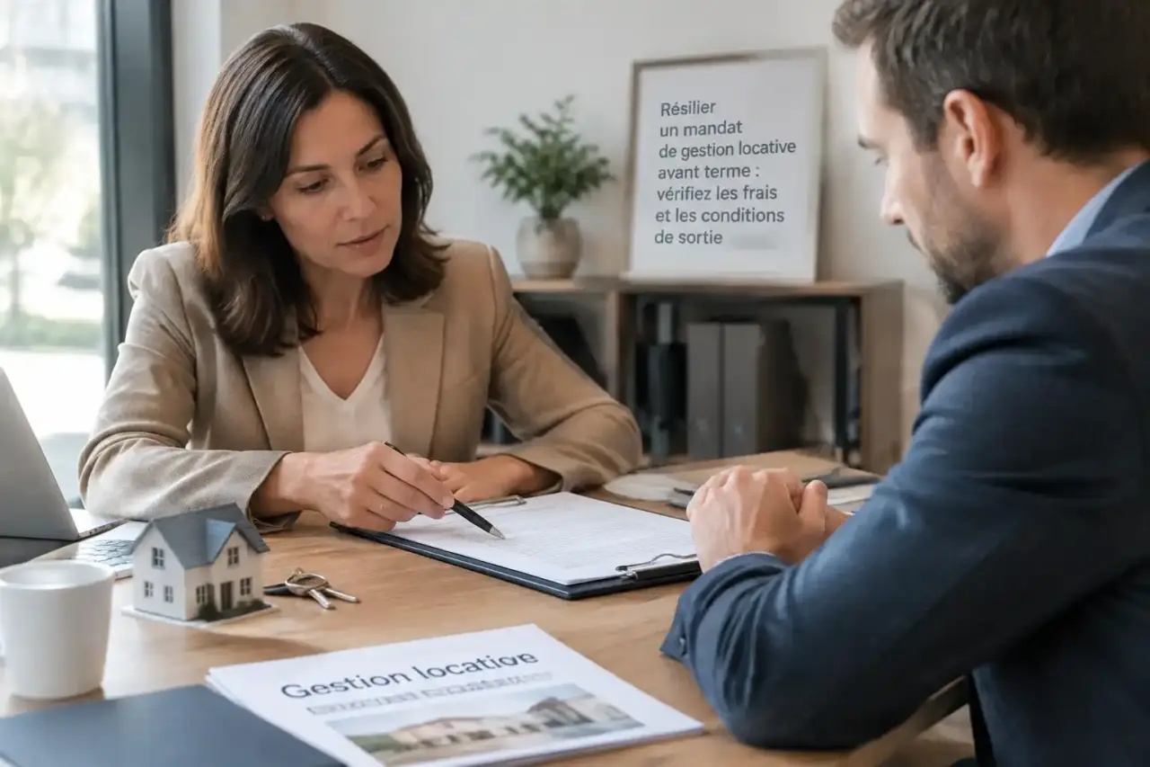 Résilier un mandat de gestion locative avant terme : vérifiez les frais et les conditions de sortie